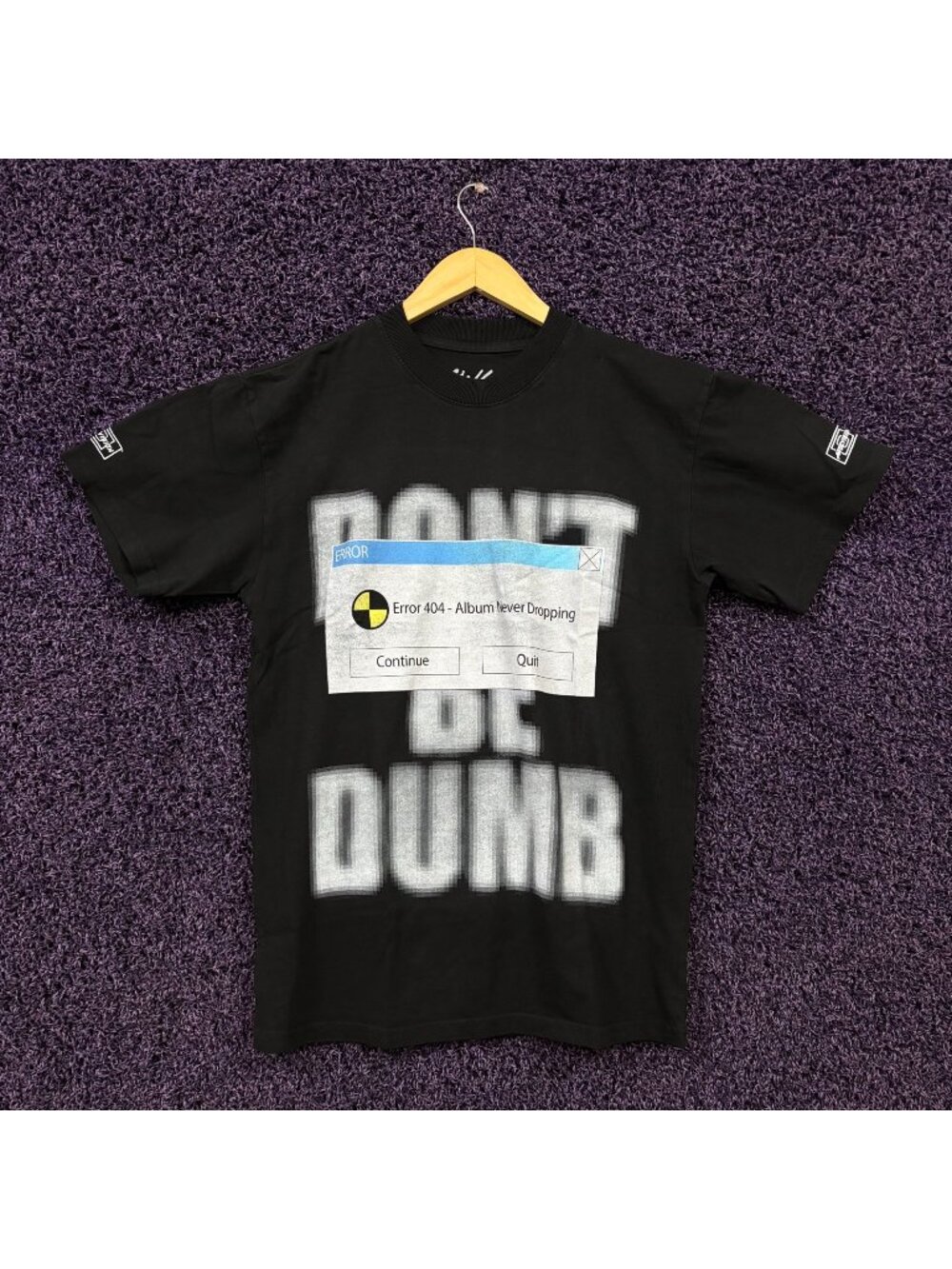 Asap Rocky Don't Be A Dumb Error 404 T-Shirt Size Small